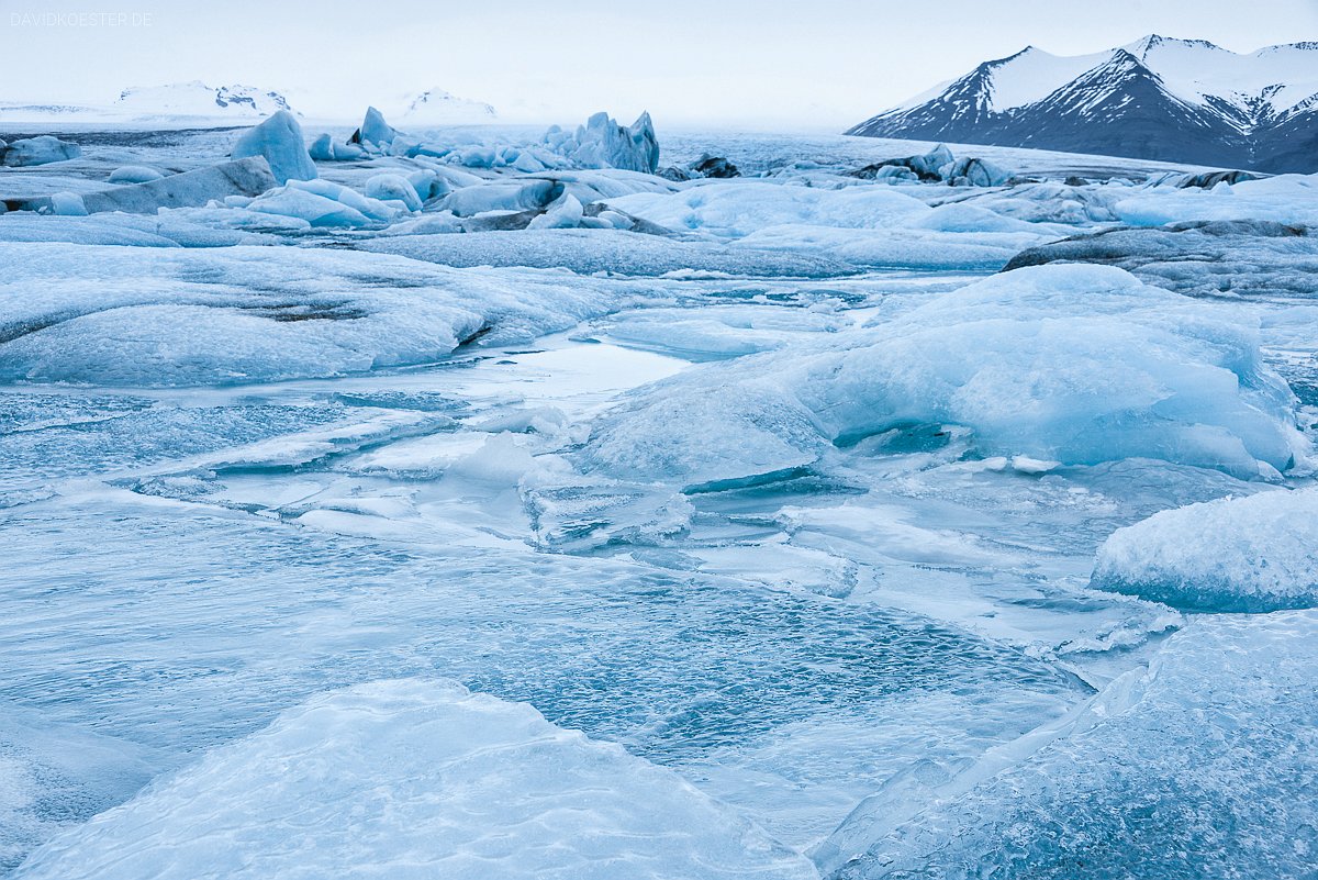 Island - Gletschereis-See Jökulsarlon - David Landschaftsfotograf Köster
