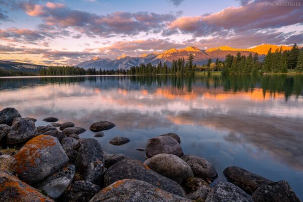 Kanada - Beauvert Lake, Jasper NP